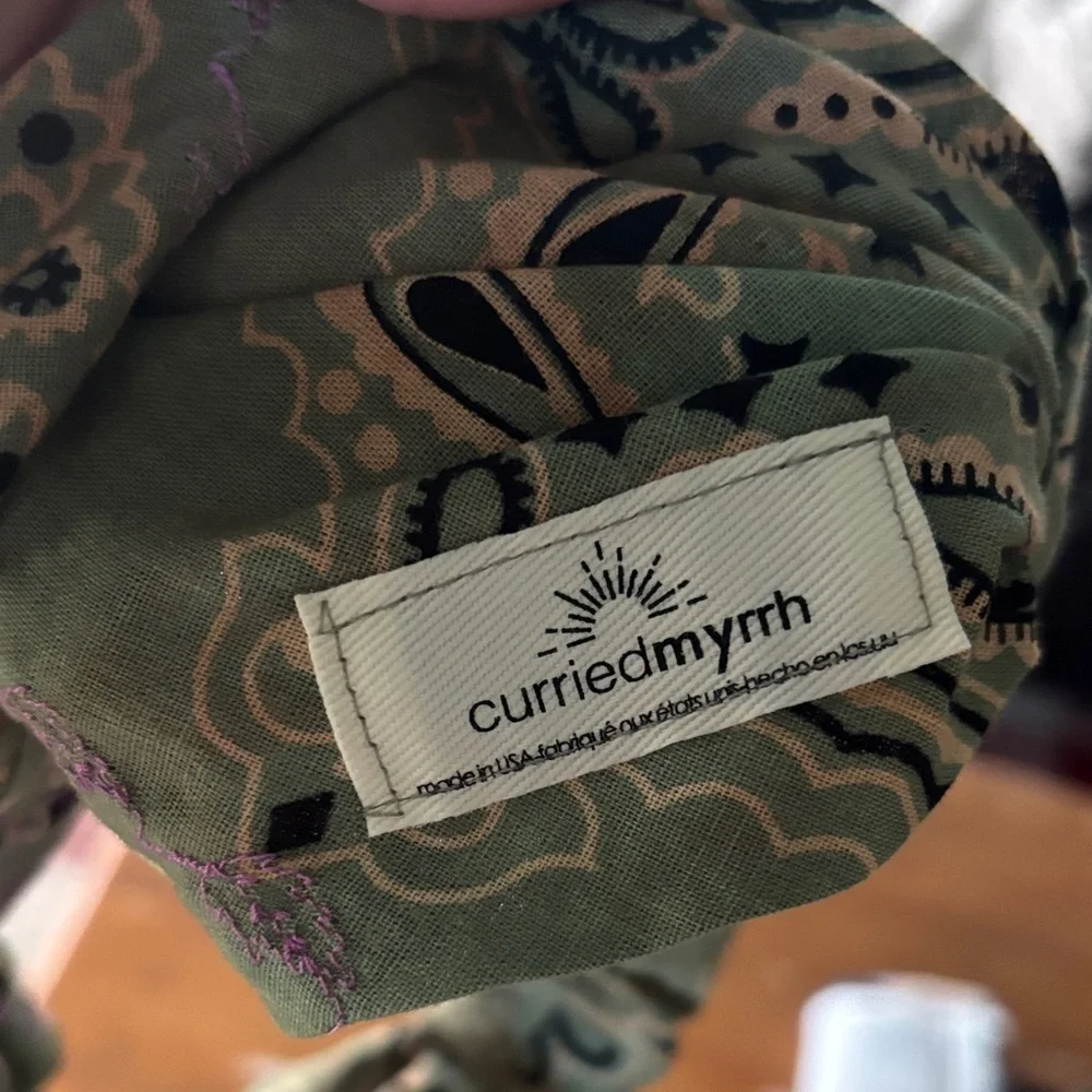 NWT Free People Curried Myrrh Sage Green Green Freebird Headband